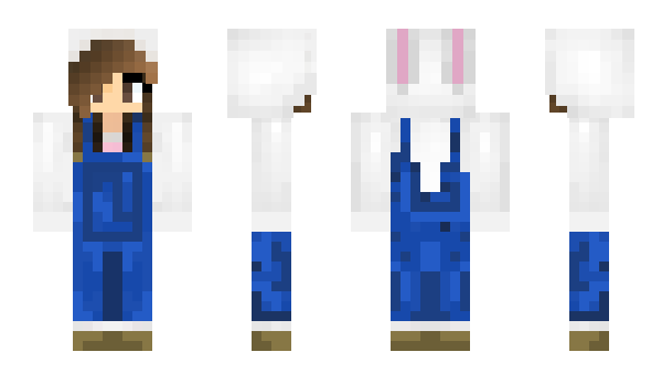 Minecraft skin flora_