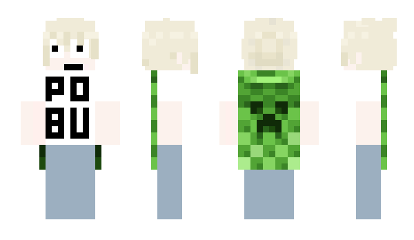 Minecraft skin P0BU