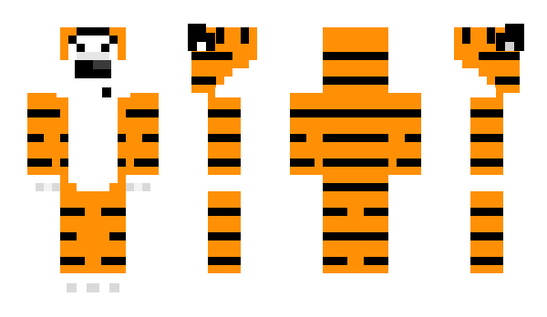 Minecraft skin GroberTiger