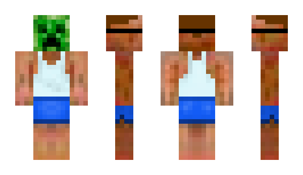 Minecraft skin azul_c