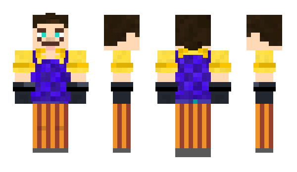 bisento - Minecraft skin (64x64, Steve)