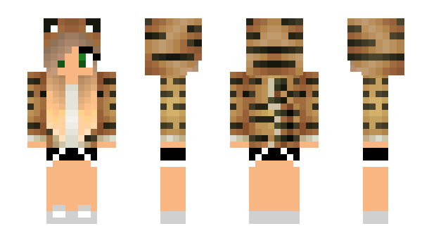 Minecraft skin Tiger_4