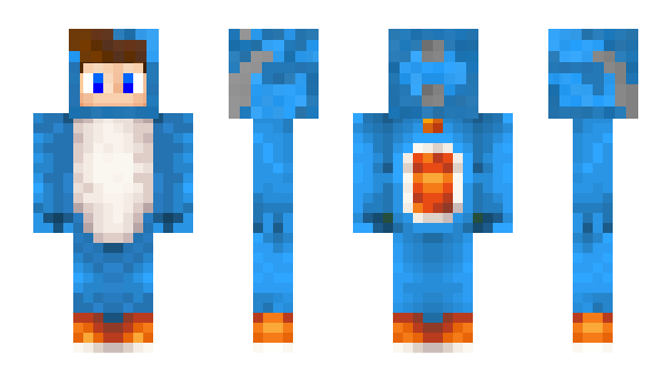 Minecraft skin blueflare12345