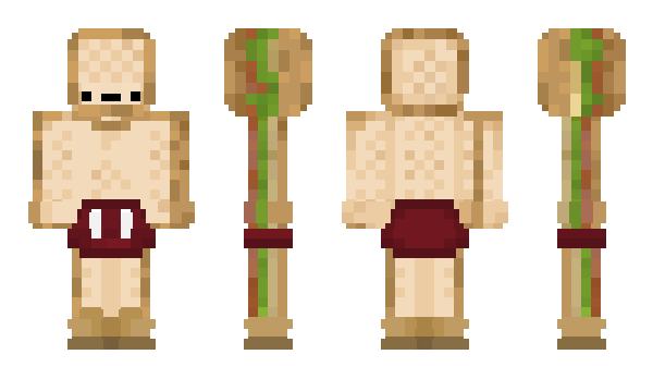 Minecraft skin MINERBREAD