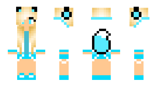 Minecraft skin Friska