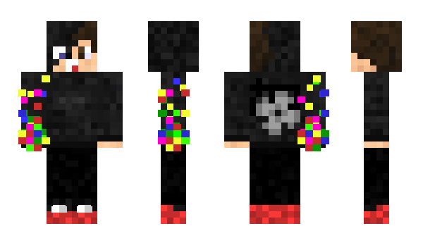 Minecraft skin Rainbow003