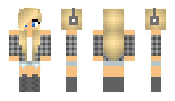 Minecraft skin Asuna02