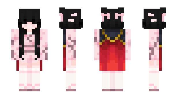 Minecraft skin CherryAhrizona