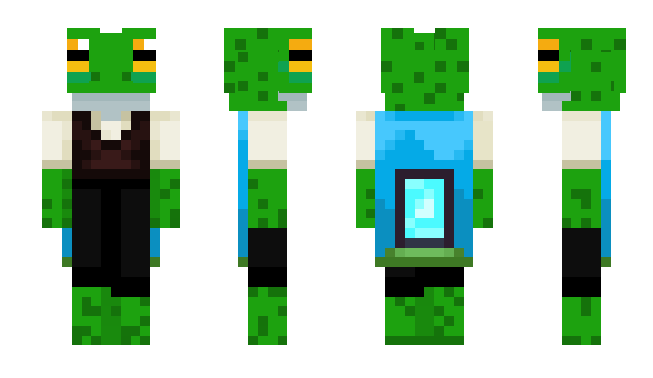 Minecraft skin MaxLovesFrogs