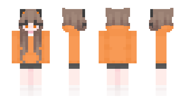 Minecraft skin middywolfeh