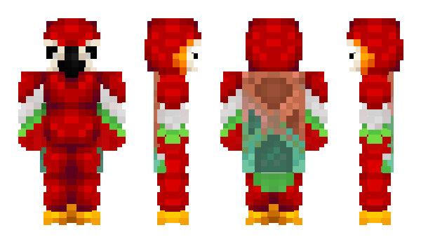 Minecraft скин по нику HunParrot