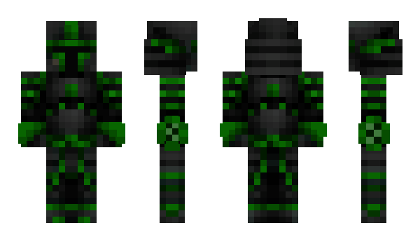 Minecraft skin _Emerald_Knight_