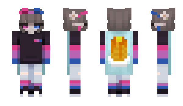 Minecraft skin silly_vanilly_