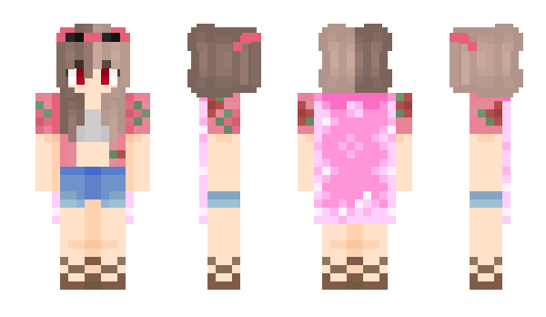 Minecraft skin QueenBaarbie