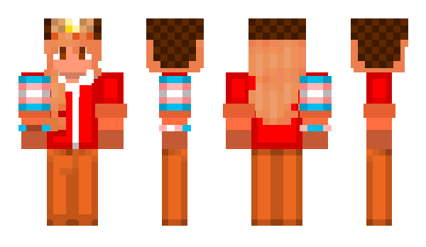Minecraft skin RedBlend