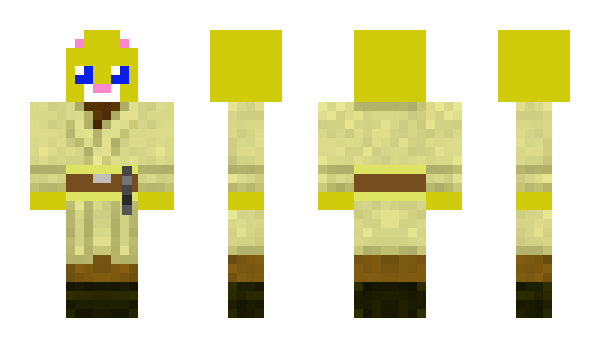 Minecraft skin YellowPandah