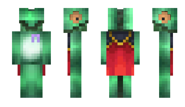 Minecraft skin SUSELinux