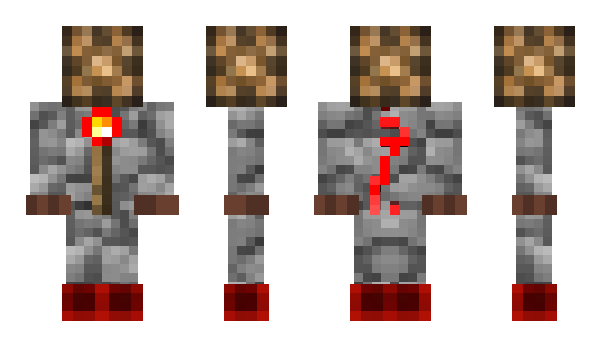 Minecraft skin 15Redstones