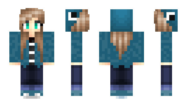 Minecraft скин по нику _bluehairedmax