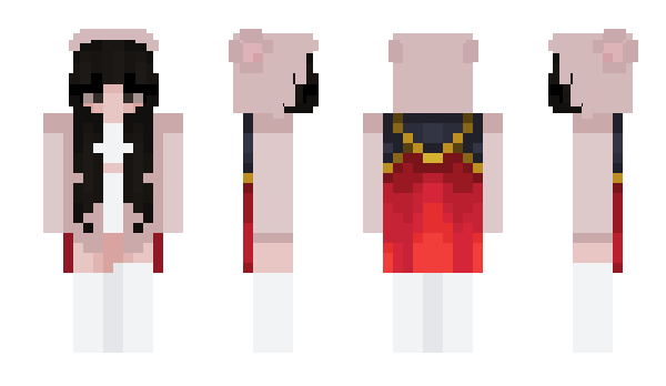 Minecraft skin kawaei