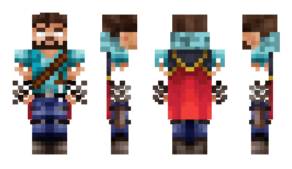 Minecraft skin Texar