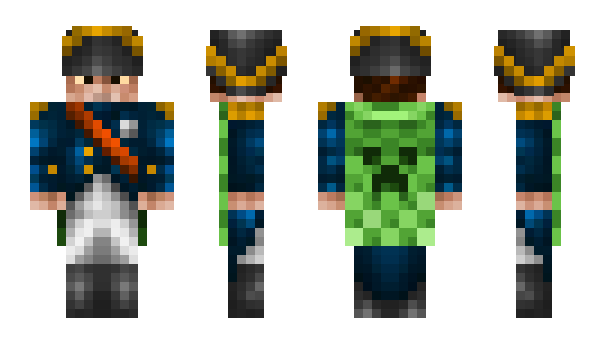 Minecraft skin Napoleonien