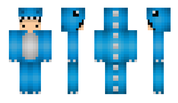 Minecraft skin TeamBlau