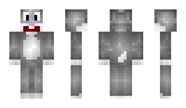 Minecraft skin dark_bunny