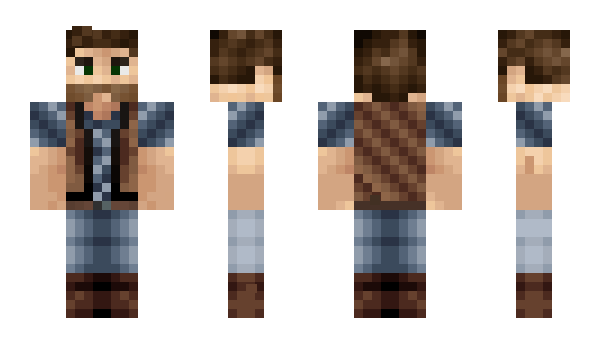 Minecraft скин по нику TheFrenchPilot