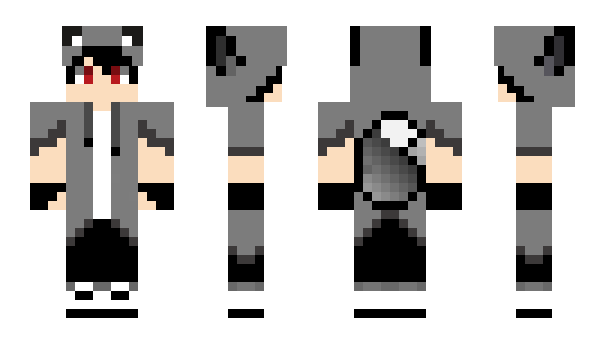 Minecraft skin DarkiWolfi