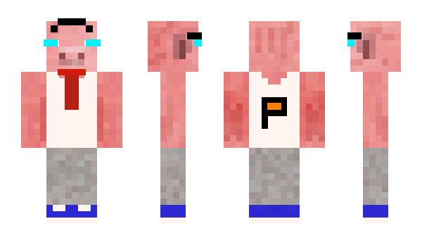 Minecraft skin PigBoss