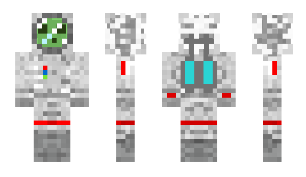 Minecraft skin SpaceManUA