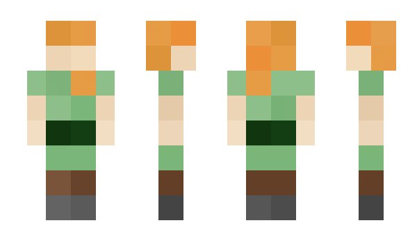 Minecraft скин по нику OrangeSamurai