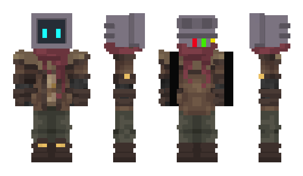 Minecraft skin Pinkyvinki