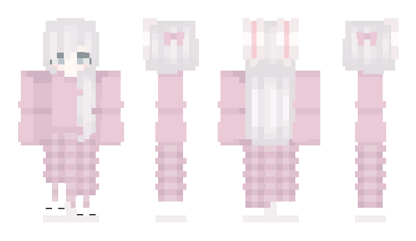 Minecraft skin paleaxolotl