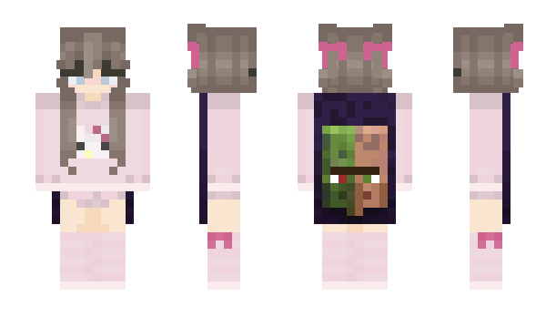 Minecraft скин по нику amelila