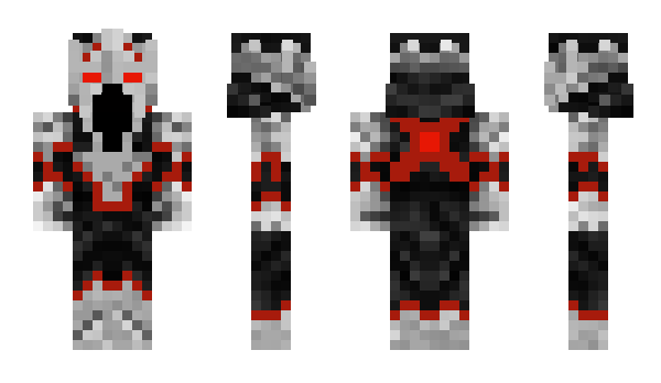 Minecraft skin blackymonster