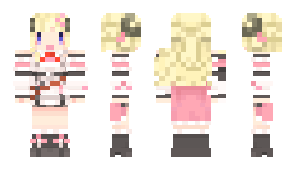 Minecraft skin PinkR