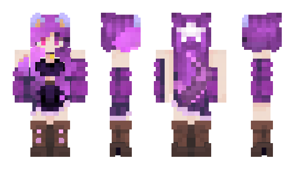 Minecraft skin Hiokari