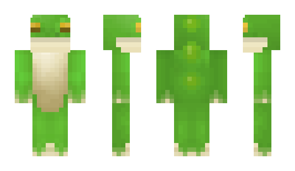 Minecraft skin frog1996