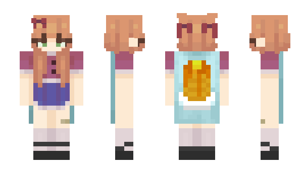 Minecraft скин по нику lyunabi