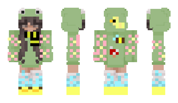 Minecraft скін по ніку frogygirl