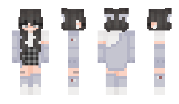 Minecraft skin gothmin