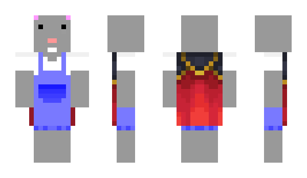 Minecraft skin kingmouse
