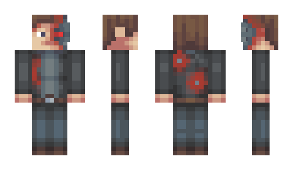 Minecraft skin B3D