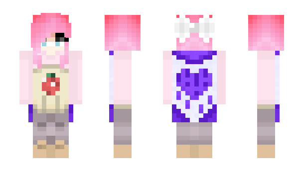 Minecraft skin pinkwinx10