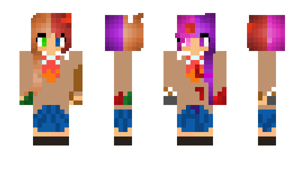 Minecraft skin DarkRosefire