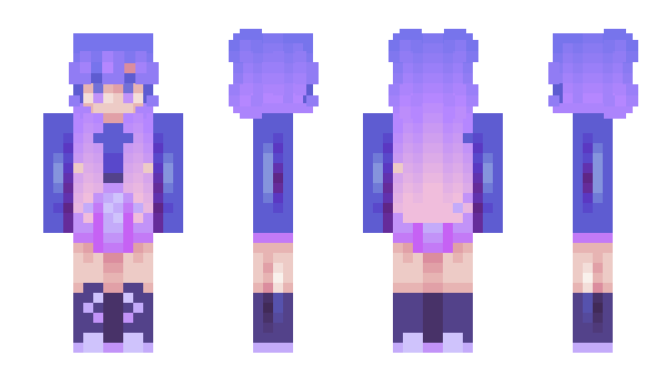 Minecraft skin Leafcia