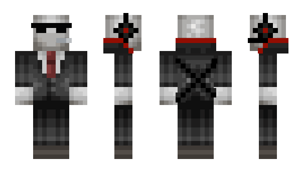 Minecraft skin slenderBoss