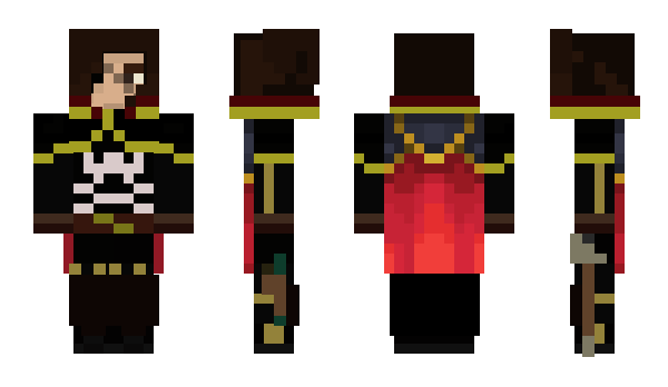 Minecraft skin Harlock08